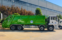 Camion compacteur de déchets diesel manuel Shacman H3000 8x4 pour la collecte des déchets urbains
