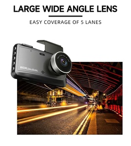 <span class=keywords><strong>Cam</strong></span>éra embarquée double objectif 1080P+480P avec Wi-Fi intégré, enregistreur vidéo à détection de gravité, carte mémoire 128 Go, application mobile et écran IPS HD 4 pouces - Product Image 6