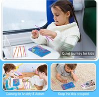Planche d'activités sensorielles à double face en silicone pour enfants, best-seller, pour calmer les enfants