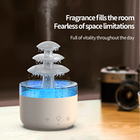 Machine à bruit blanc, veilleuse LED, humidificateur à gouttes d'eau, nuage, champignon, diffuseur d'arômes