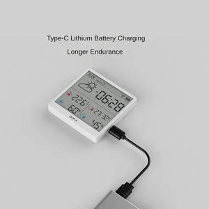 Station Météo Numérique Portable Rechargeable Wi-Fi Duka TH3 avec Capteur de Température et d'Humidité pour <span class=keywords><strong>Xiaomi</strong></span> Youpin - Product Image 5