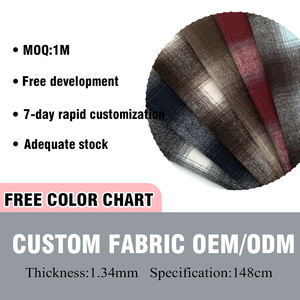 Tela de Franela a Cuadros de Poliéster en Existencia. Este Producto de Moda Más Vendido Es Imprescindible para Cualquier <span class=keywords><strong>Mayorista</strong></span> - Product Image 2