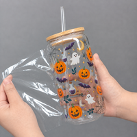 Autocollant de transfert UV DTF personnalisé, découpé sur mesure, film transparent, vinyle imperméable, pour verre, boîte cadeau, flacon de parfum, logo personnalisé