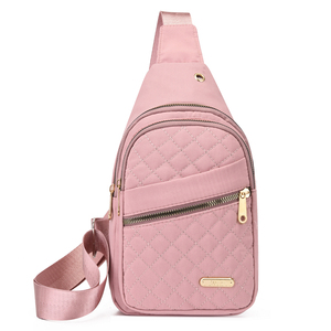 Venta caliente de la fábrica varios colores logotipo personalizado mujeres solo hombro mochila pecho bolsa para niñas - Product Image 5