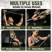 Sangles de levage en gel d'entraînement de gymnastique Sublimation Cross-fit Powerlifting Strap Deadlift Gym Workout Haltérophilie Straps
