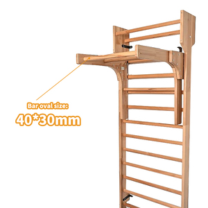 <span class=keywords><strong>Spalliera</strong></span> Svedese da Parete <span class=keywords><strong>per</strong></span> Bambini e Adulti <span class=keywords><strong>in</strong></span> <span class=keywords><strong>Legno</strong></span> Attrezzo da Ginnastica <span class=keywords><strong>Palestra</strong></span> Domestica da Interno - Product Image 3
