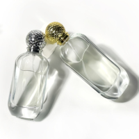 Bouteille de parfum de voiture transparente vide atomiseur de parfum bouteilles d'huile de parfum emballage de soins de la peau 50ml 100ml bouteille de parfum de luxe