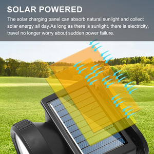 Linterna Frontal Solar al por Mayor, Absorbe la Energía Solar, Luz Frontal USB COB XPE, Linterna Frontal para Exteriores, Luz Blanca y Roja - Product Image 3