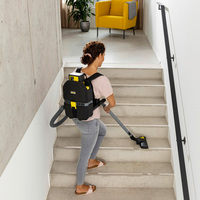 Aspirateur à dos puissant avec moteur EC sans balais BVL 3/1 Bp, aspirateur Karcher pour escaliers et nettoyage commercial