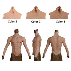 Eta Simulation Faux Poitrine Faux Ventre Muscle Chemise Demi-Corps Avec Bras Musclés Cosplay Silicone Muscle Suit Muscle <span class=keywords><strong>Costume</strong></span> - Product Image 6
