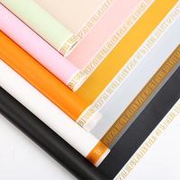 Papier d'emballage mat imperméable Magic Edge pour fleuriste, roses, emballage cadeau, boîte cadeau