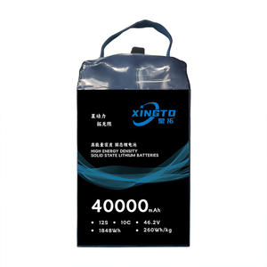 แบตเตอรี่ลิเธียมโพลิเมอร์แบบโซลิดสเตท 6s/12s/14s/18s/24s 10c 40000mah 275wh/kg ได้รับการรับรองมาตรฐาน CE/RoHS สำหรับผู้เล่นวิดีโอเกม - Product Image 1