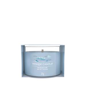 Vela Votiva YANKEE CANDLE en Vidrio con Aroma OCEAN AIR, Vela Cilíndrica Perfumada de Cera de Parafina para Aromaterapia - Product Image 1