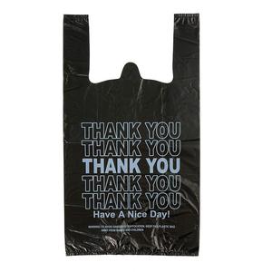 Bolsa de Plástico al por Mayor Tipo Camiseta con Impresión de Agradecimiento para Tiendas Minoristas y Supermercados - Product Image 4