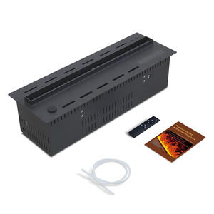 Chimenea de Vapor con Efecto de Llama Virtual y Patrón de Mármol 'Realm' - Creador de Ambiente para Sala de Estar, la Elección del Influencer 'C' - Product Image 3