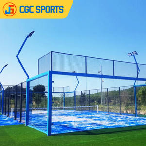 Precio de fábrica Panorámica al aire libre <span class=keywords><strong>Pala</strong></span> Padel Court Cancha de Pádel interior con techo de cubierta - Product Image 3