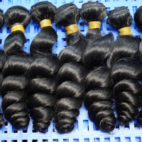 Rambut Manusia Mentah Vietnam, Kamboja, Burma, Eurasia, Keriting, Berkualitas Tinggi, Kutikula Tersusun Rapi, Grosir