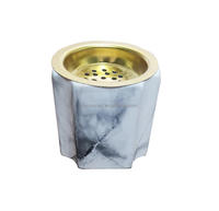 Brûleur d'encens en céramique arabe en bois support électronique oud puces d'encens pincettes moyen-orient charbon bol coupe brûleur d'encens