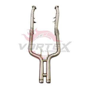 Tubo de Escape de Alto Flujo Vortex 304 con Catalizador para Mercedes-Benz AMG S63 W222 5.5T V8 2014–2020 con Protector Térmico, Sin Luz de Advertencia de Motor - Product Image 1