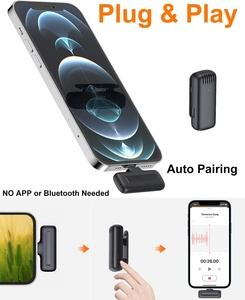 2025 el más nuevo J11 micrófono Lavalier inalámbrico portátil con cancelación de ruido con caja de carga grabación Vlog en vivo para teléfono inteligente - Product Image 2