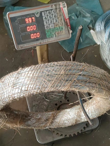 Dubai thị trường 1*10kg q195 dây thép bwg 20 mạ kẽm gi ràng buộc dây mềm sắt kim loại dây nhựa phim hessain vải - Product Image 4