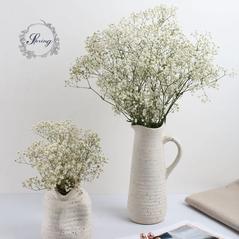 보존 꽃 아기 숨 말린 Gypsophila 꽃 장식