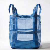 Sac Jumbo en PP de 1 tonne pour premiers travaux de construction, sacs plastiques de 500 kg, 1000 kg, 1200 kg pour gravier, sac jumbo respirant