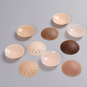 보이지 않는 젖꼭지 커버 실리콘 페이스트 그리피 젖꼭지 커버 접착 원활한 가슴 지원 여성용 스티커 젖꼭지 커버 - Product Image 1
