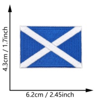 Vente en gros de patchs brodés avec drapeaux de pays européens, à coller au fer, pour vêtements, sacs et accessoires