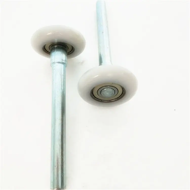 Customized size 46mm Nylon Door Roller Hardware Accessories Garage Sliding Door Roller wheels with 6200zz bearing