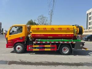 Camion de nettoyage des égouts Dongfeng7500LS, nettoyage rapide en 15 minutes, buse rotative automatique, commande à une touche, faible consommation de carburant - Product Image 2