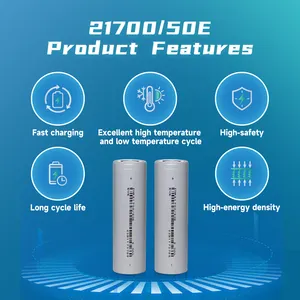 EVE 50E 21700 5000mAh Li-ion Battery 3.6V 21700 Cells Pack 3.7v 5000mah 21700 Battery Lithium Ion Battery For Ebike