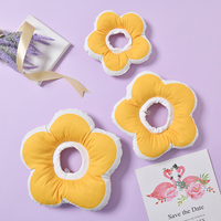 Collier de récupération pour animaux de compagnie Sunflower Soft avec rembourrage en peluche et réglable pour empêcher les chats et les chiens de lécher, 4 couleurs, 4 tailles