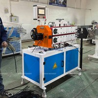 Nouvelle ligne d'extrusion de tuyaux en PU, PE, PVC à double vis pour la production de tuyaux HDPE et PPR, haute automatisation, moteur à économie d'énergie
