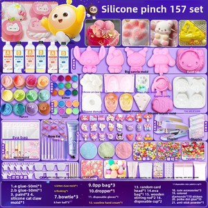 Kit de jouets anti-stress DIY unisexe, moule en silicone fait main avec colle AB, jouet amusant et relaxant à presser, à partir de 14 ans - Product Image 6