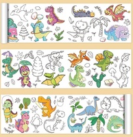 Nappe de coloriage DIY réutilisable, non toxique, personnalisable (taille/logo/images) - Affiche de peinture lavable pour enfants, maison, famille, école