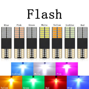 Lumière de voiture LED T10 4014 24SMD à haute luminosité, clignotante, courant constant, large plage de tension, lumière de plaque d'immatriculation LED - Product Image 1
