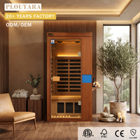 Ploutara 180cm Sauna Eléctrica Híbrida de Vista Panorámica, Diseño Modular de Grado Profesional para Proyectos Multi-Unidad y Gimnasios Comerciales