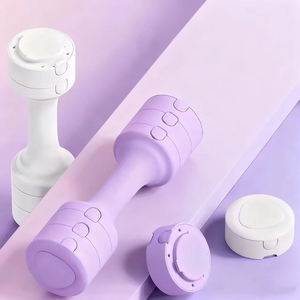 Equipo de ejercicio de peso con mancuernas ajustable pequeño de acero puro para fortalecer la fuerza muscular del brazo. Adecuado - Product Image 1