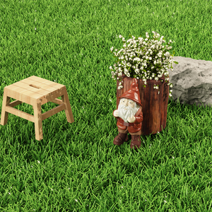 Nueva innovación decoración de jardín macetas con figuritas enanas figuritas de Gnomo maceta macetas de poliresina - Product Image 2