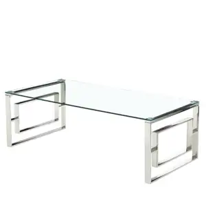 Table de Console supérieure en verre à la mode moderne et abordable avec meubles de maison sirène