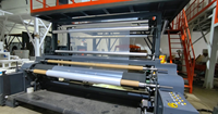 Souffleuse de film à grande largeur (3200 mm) pour film simple couche HDPE/LDPE, avec chargeur automatique, haute productivité et économie d'énergie