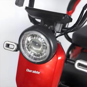 รถสามล้อไฟฟ้าขนาดเล็กแบบเปิดด้านบน600W 48V พร้อมล้อ3ล้อสำหรับการเดินทางในเมืองหรือพักผ่อนยานพาหนะไฟฟ้าอเนกประสงค์