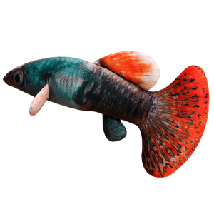 Nuevo 40cm realista <span class=keywords><strong>Guppy</strong></span> Animal de peluche de juguete realista pez almohada decoración del hogar Super suave felpa PP algodón relleno - Product Image 1