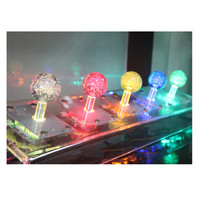Accessoires de joystick à tête sphérique Chilong CL-3002, volant de jeu, sphère de direction, diamètre 43 mm, longueur du joystick 74 mm