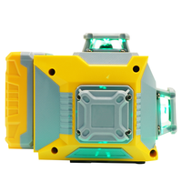 Niveau laser 3D à 12 lignes, auto-nivelant, 3 lignes croisées horizontales/verticales, outil laser vert super puissant pour le bricolage industriel