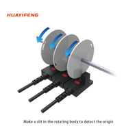 Sensor fotoelektrik tipe-U dengan respons kecepatan tinggi 2KHZ, pengukuran 5mm, DC5~25V, harga pabrik, sensor saluran, terlaris.
