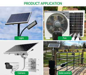 Directo de fábrica monocristalino solar 50 W panel solar 12V 50 vatios placa solar para cámara CCTV - Product Image 4