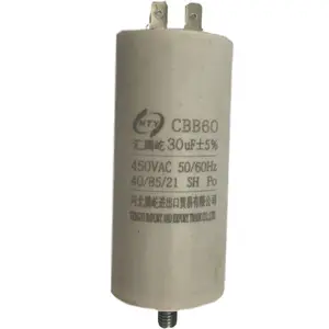 Condensador de motor de CA CBB60, 50Hz/60Hz, fuente de alimentación de CA
