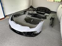 Amélioré pour Lamborghini Huracan LP580 LP610 pare-chocs avant lèvre Spoiler diffuseur arrière système de carrosserie EVO Kit de carrosserie en fibre de carbone
